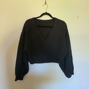 Urban Outfitters Cropped Sweatshirt size Large